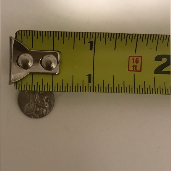 Vintage 925 Silver Pendant St. Mary with baby Jesus - Picture 7 of 7